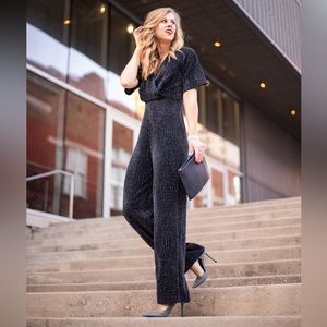 Black sparkle jumpsuit
